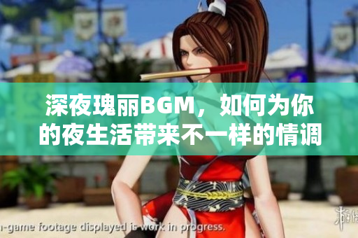 深夜瑰丽BGM，如何为你的夜生活带来不一样的情调