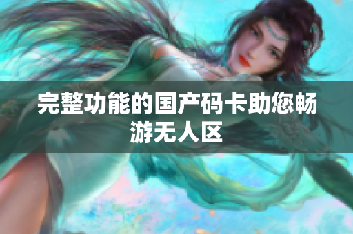 完整功能的国产码卡助您畅游无人区