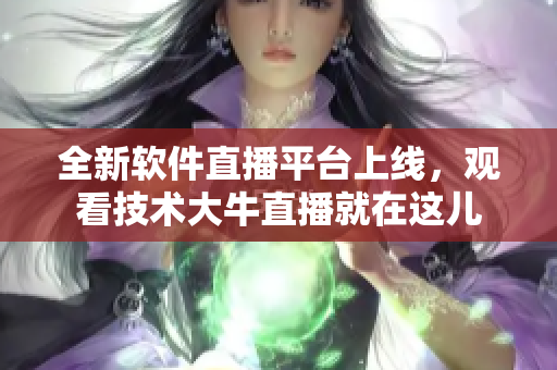 全新软件直播平台上线，观看技术大牛直播就在这儿