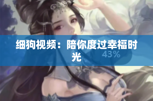细狗视频：陪你度过幸福时光
