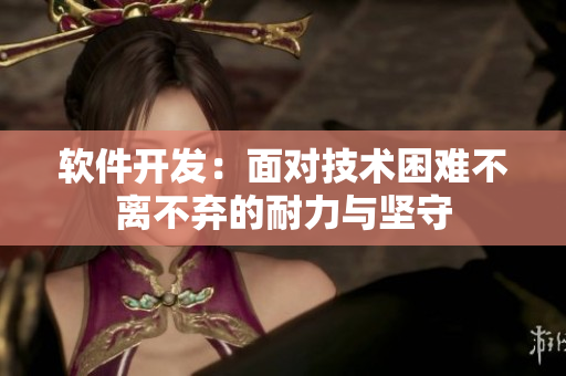 软件开发：面对技术困难不离不弃的耐力与坚守